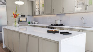 Fugen Everest Quartz Worktop, Quartz Kitchen Worktops, A R Quartz