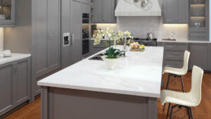 Calacatta Oro Quartz Worktop, Quartz Kitchen Worktops, A R Quartz